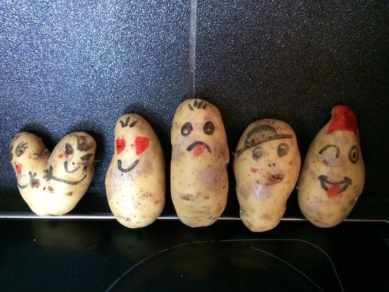 la famille patate en vrai